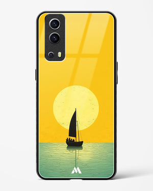Golden Drift Glass Case Phone Cover (Vivo)