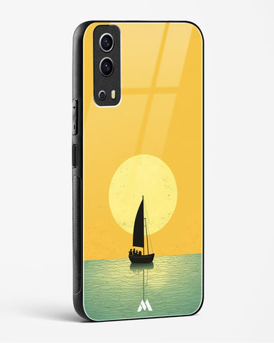 Golden Drift Glass Case Phone Cover (Vivo)