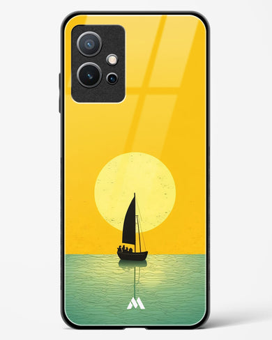 Golden Drift Glass Case Phone Cover (Vivo)