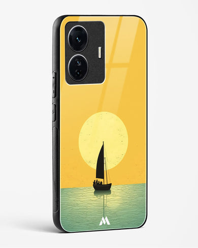 Golden Drift Glass Case Phone Cover (Vivo)