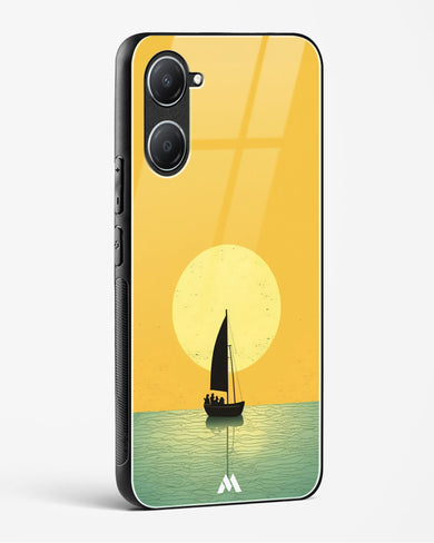 Golden Drift Glass Case Phone Cover (Vivo)
