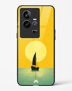 Golden Drift Glass Case Phone Cover (Vivo)