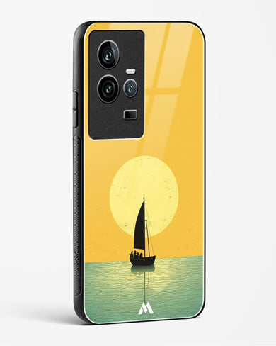 Golden Drift Glass Case Phone Cover (Vivo)