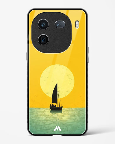 Golden Drift Glass Case Phone Cover (Vivo)