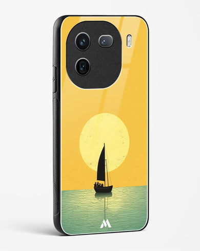 Golden Drift Glass Case Phone Cover (Vivo)