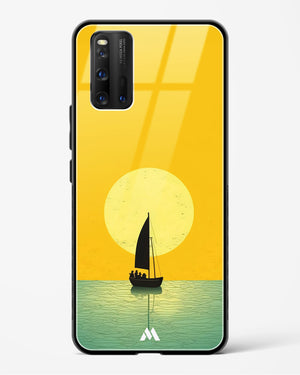 Golden Drift Glass Case Phone Cover (Vivo)