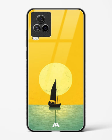 Golden Drift Glass Case Phone Cover (Vivo)