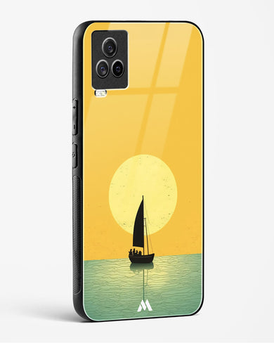 Golden Drift Glass Case Phone Cover (Vivo)