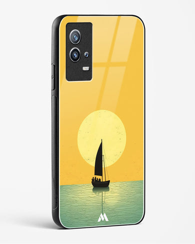 Golden Drift Glass Case Phone Cover (Vivo)