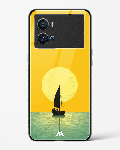 Golden Drift Glass Case Phone Cover (Vivo)