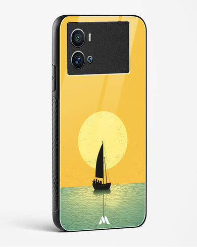 Golden Drift Glass Case Phone Cover (Vivo)
