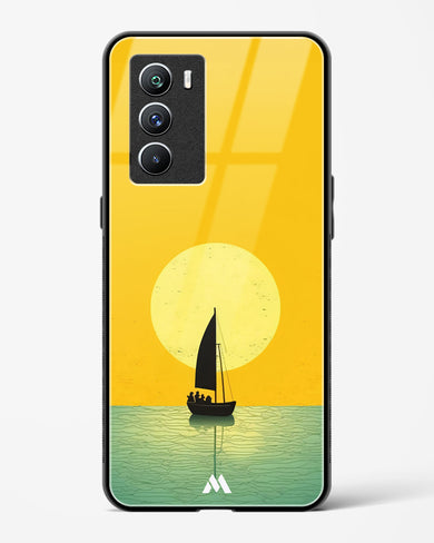 Golden Drift Glass Case Phone Cover (Vivo)