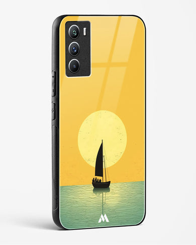 Golden Drift Glass Case Phone Cover (Vivo)