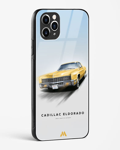 Golden Glide Glass Case Phone Cover (Apple)