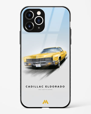 Golden Glide Glass Case Phone Cover (Apple)