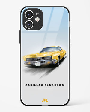 Golden Glide Glass Case Phone Cover (Apple)