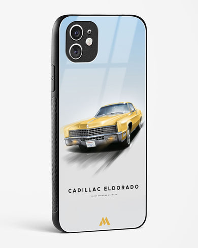 Golden Glide Glass Case Phone Cover (Apple)