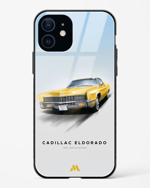 Golden Glide Glass Case Phone Cover (Apple)