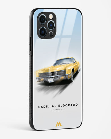 Golden Glide Glass Case Phone Cover (Apple)