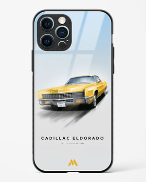 Golden Glide Glass Case Phone Cover (Apple)