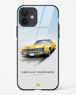 Golden Glide Glass Case Phone Cover (Apple)