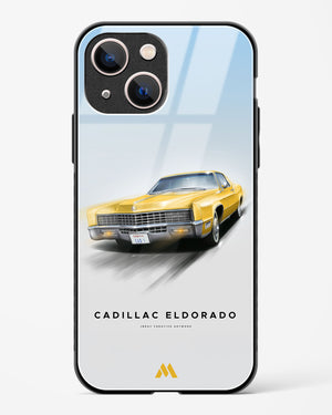 Golden Glide Glass Case Phone Cover (Apple)