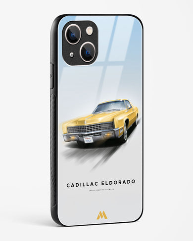 Golden Glide Glass Case Phone Cover (Apple)