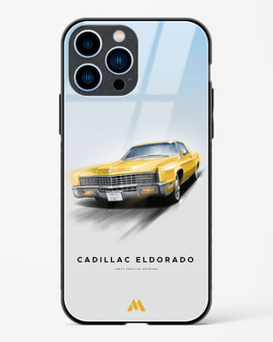 Golden Glide Glass Case Phone Cover (Apple)