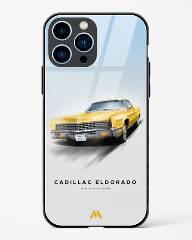 Golden Glide Glass Case Phone Cover (Apple)