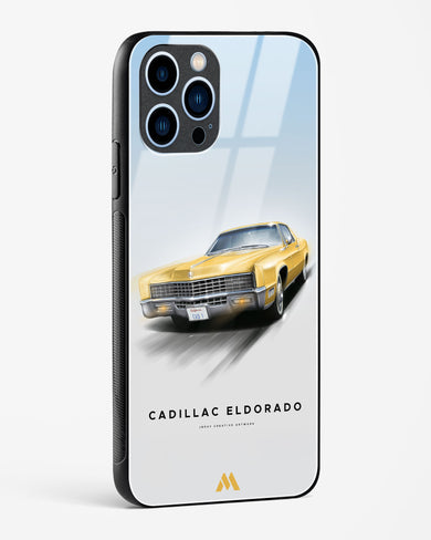 Golden Glide Glass Case Phone Cover (Apple)