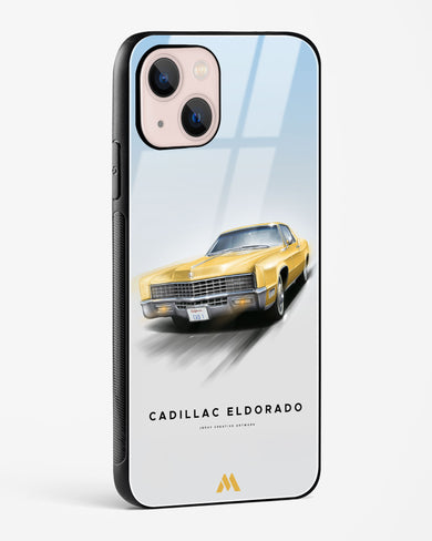 Golden Glide Glass Case Phone Cover (Apple)