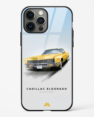 Golden Glide Glass Case Phone Cover (Apple)