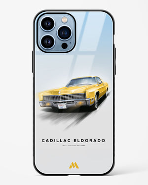 Golden Glide Glass Case Phone Cover (Apple)