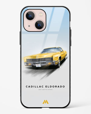 Golden Glide Glass Case Phone Cover (Apple)