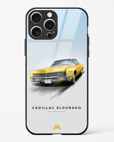 Golden Glide Glass Case Phone Cover (Apple)