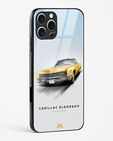 Golden Glide Glass Case Phone Cover (Apple)