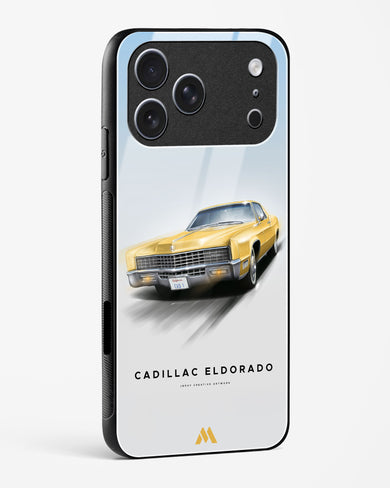 Golden Glide Glass Case Phone Cover (Apple)