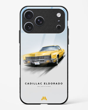 Golden Glide Glass Case Phone Cover (Apple)