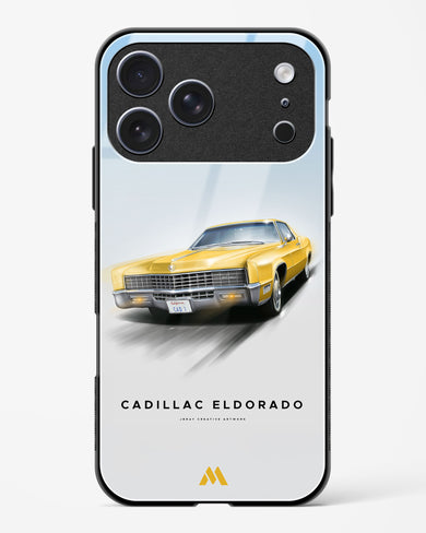 Golden Glide Glass Case Phone Cover (Apple)