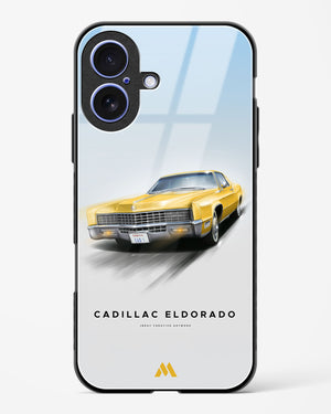 Golden Glide Glass Case Phone Cover (Apple)