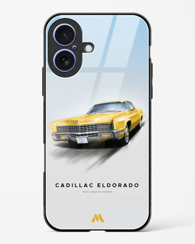 Golden Glide Glass Case Phone Cover (Apple)