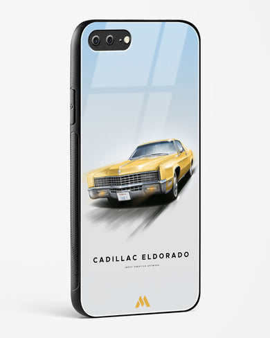 Golden Glide Glass Case Phone Cover (Apple)