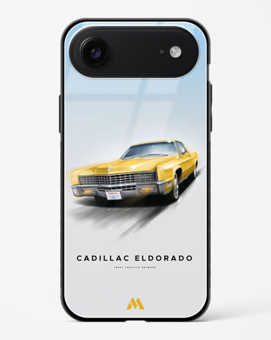 Golden Glide Glass Case Phone Cover (Apple)