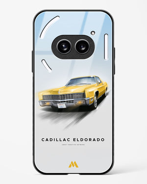 Golden Glide Glass Case Phone Cover (Nothing)