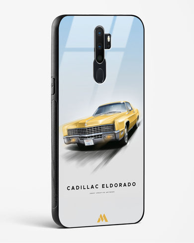 Golden Glide Glass Case Phone Cover (Oppo)