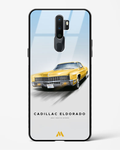 Golden Glide Glass Case Phone Cover (Oppo)