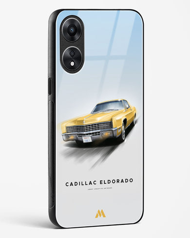 Golden Glide Glass Case Phone Cover (Oppo)