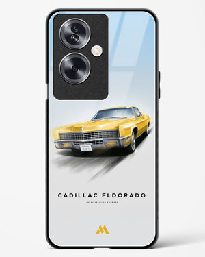 Golden Glide Glass Case Phone Cover (Oppo)