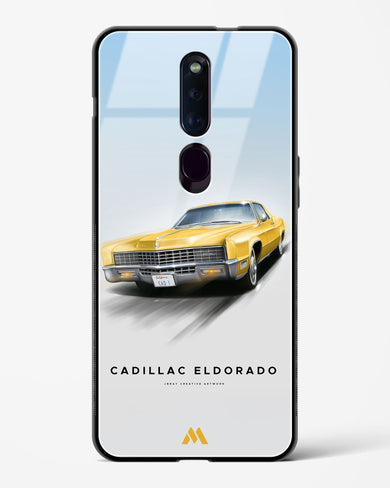 Golden Glide Glass Case Phone Cover (Oppo)