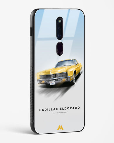 Golden Glide Glass Case Phone Cover (Oppo)